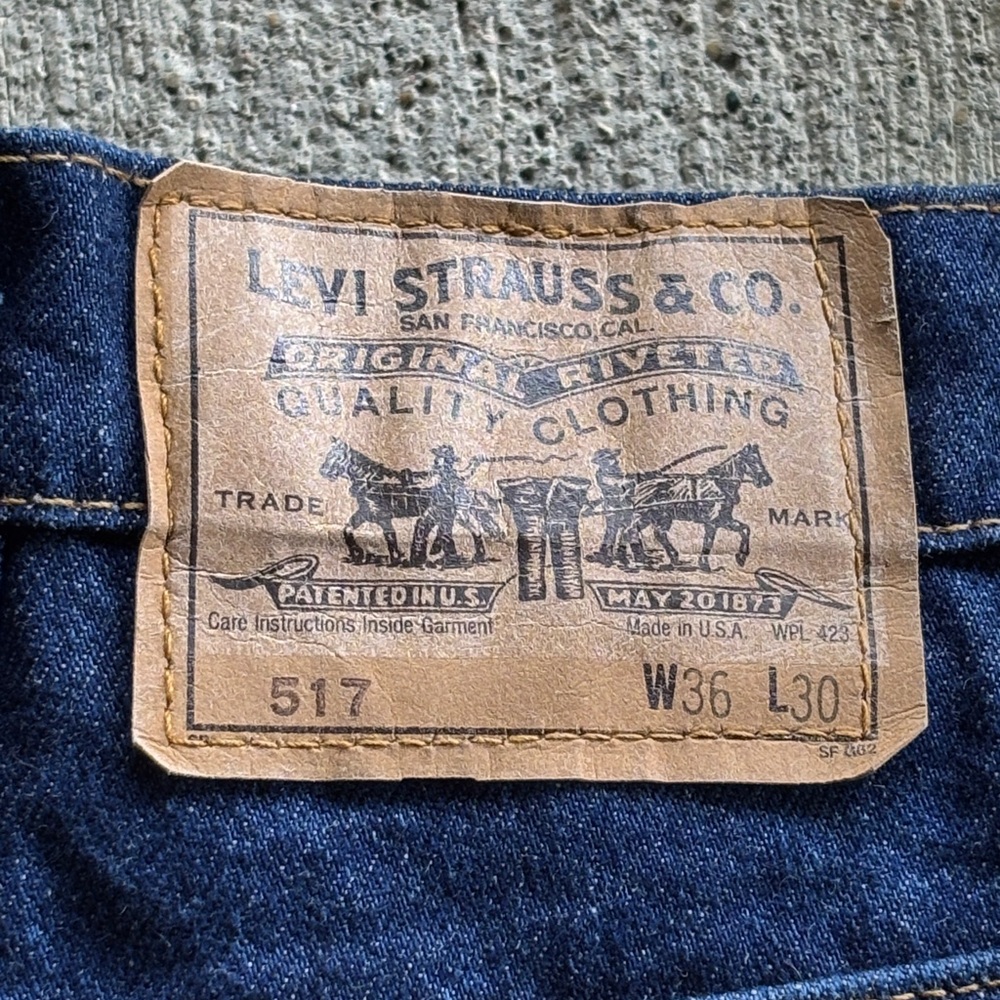 Vintage USA‎ Levi’s 517 Jeans Men’s  Size 36x30 - Picture 4 of 7